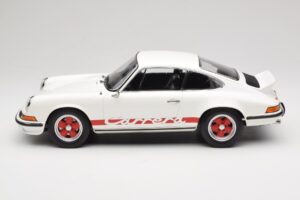 Porsche 911 Carrera RS 2.7 Grand Prix White With Red Norev 1:12 127514 Druckguss — Bild 3 von 6