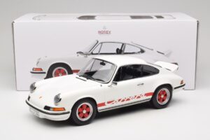 Porsche 911 Carrera RS 2.7 Grand Prix White With Red Norev 1:12 127514 Druckguss — Bild 6 von 6