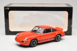 Porsche 911 Carrera RS 2.7 Orange & Schwarze Streifen AUTOart 1:18 78054 Druckguss — Bild 8 von 8