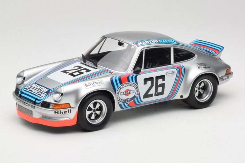 Porsche 911 Carrera RSR Group 4 GT #26 Martini Racing H. Muller / G. van Lennep GT Class Winner 1000 km Dijon 1973 Minichamps