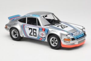 Porsche 911 Carrera RSR Group 4 GT #26 Martini Racing H. Muller / G. van Lennep GT Class Winner 1000 km Dijon 1973 Minichamps — Bild 4 von 6