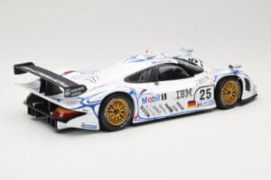 Porsche 911 GT1 #25 Porsche AG U. Alzen / J. Muller / B. Wollek 24 Hours of Le Mans 1998 Maisto 1:18 56052 Druckguss — Bild 3 von 8