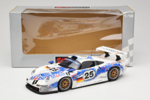 Porsche 911 GT1 #25 H. Stuck / T. Boutsen / B. Wollek 24 Hours of Le Mans 1996 UT Models 1:18 180966625 Druckguss — Bild 8 von 8