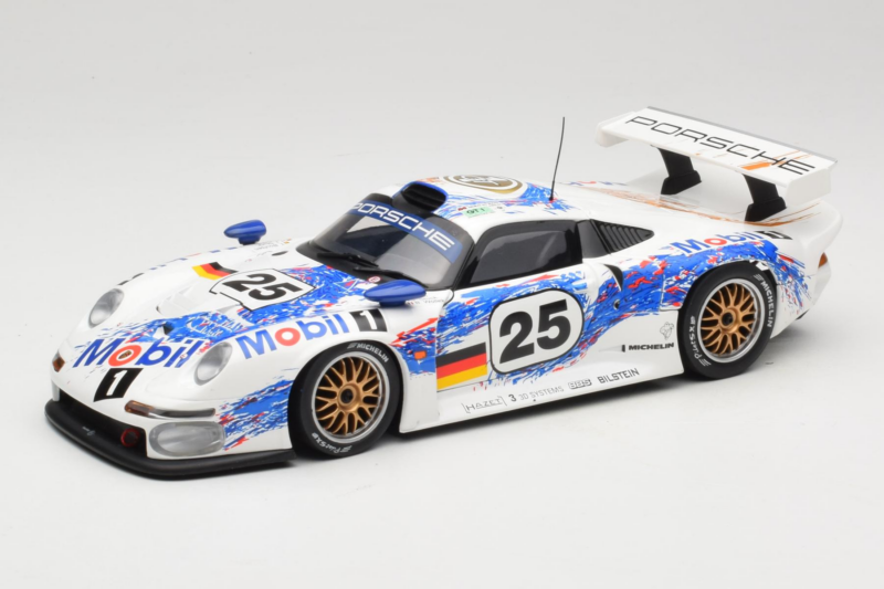 Porsche 911 GT1 #25 H. Stuck / T. Boutsen / B. Wollek 24 Hours of Le Mans 1996 UT Models 1:18 180966625 Druckguss