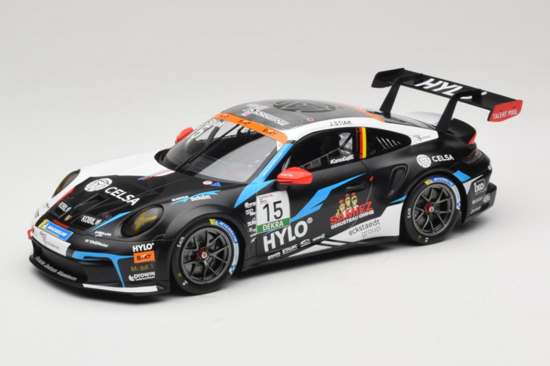 Porsche 911 GT3 Cup 992 #15 J. Stiak Oschersleben GP 2024 IXO 1:18 18RMC220 Druckguss