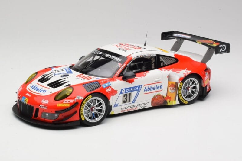 Porsche 911 GT3 R #31 Frikadelli Racing N. Siedler / M. Seefried 24 Hours Nürburgring 2018 Minichamps 1:18 153186931 Druckgus