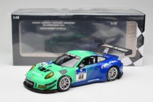 Porsche 911 GT3 R #44 Falken Motorsport W. Henzler / P. Dumbreck NBR 2016 Minichamps 1:18 155166044 Druckguss — Bild 6 von 6