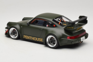 Porsche 911 RWB Penthouse Kaki Green GT Spirit 1:18 GT559 Resin — Bild 5 von 6