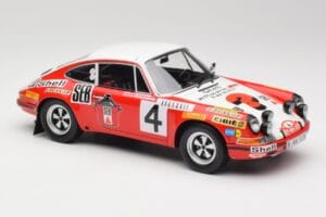 Porsche 911 S #4 G. Larrousse / M. Perramond 2nd Place Rally Monte Carlo 1972 Minichamps 1:18 107726804 Resin — Bild 4 von 6