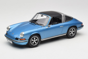 Porsche 911 S Targa Blue Metallic Norev 1:18 187646 Druckguss — Bild 2 von 8