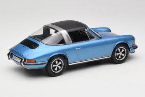 Porsche 911 S Targa Blue Metallic Norev 1:18 187646 Druckguss — Bild 3 von 8