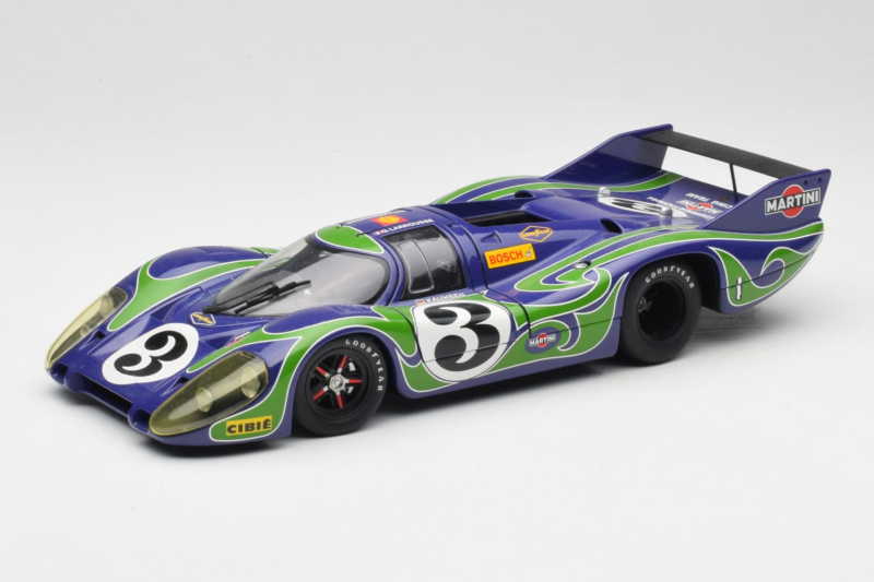 Porsche 917 LH #3 Hippie 2nd Place 24 Hours of Le Mans 1970 AUTOart 1:18 87075-R1 Druckguss