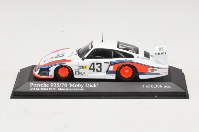Porsche 935/78 Moby Dick #43 R. Stommelen / M. Schurti 24 Hours of Le Mans 1978 Minichamps 1:43 430786743 Druckguss