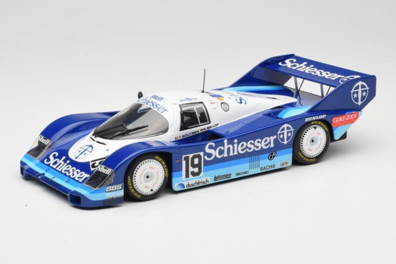 Porsche 956K Group C #19 Brun Motorsport Schiesser S. Bellof / T. Boutsen 1000km Hockenheim 1985 Minichamps 1:18 155856619 Dr