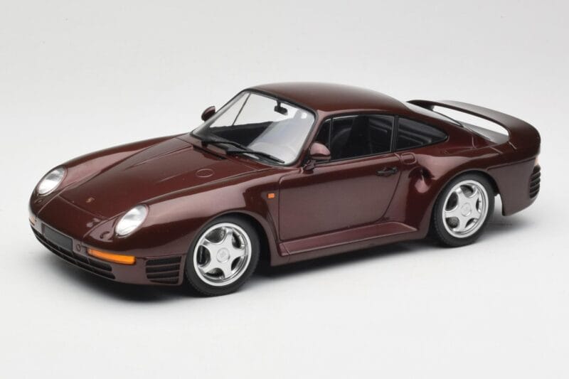 Porsche 959 Dark Red Metallic Minichamps 1:18 155066204 Druckguss