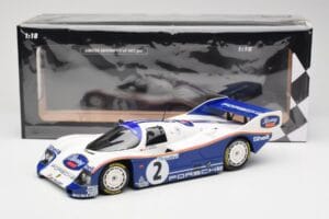 Porsche 962 #2 H-J. Stuck / D. Bell Team Porsche AG Winners 1000km Hockenheim 1985 Minichamps 1:18 155856502 Druckguss — Bild 6 von 6