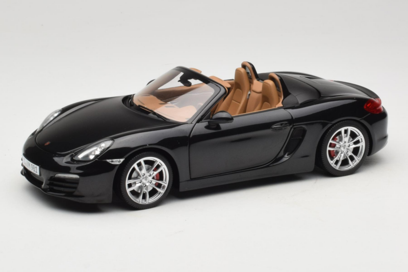 Porsche Boxster S 981 Basalt Black Minichamps 1:18 WAP0210160C Druckguss