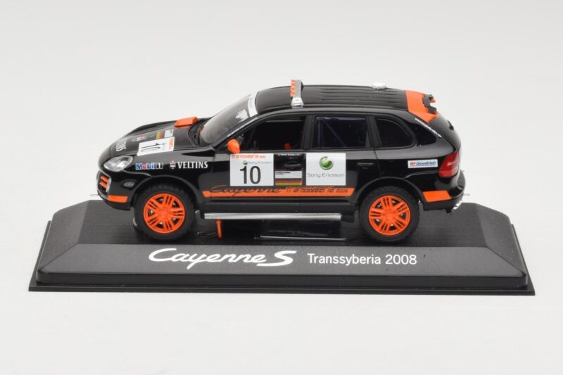Porsche Cayenne 955 S Transsyberia #10 Schwarz Orange 2008 Minichamps 1:43 WAP02001819 Druckguss