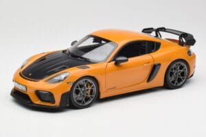 Porsche Cayman GT4 RS 982 Weissach Package Bahama Yellow Norev 1:18 187252 Druckguss
