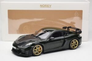 Porsche Cayman GT4 RS 982 Weissach Package Brewster Green Norev 1:18 187250 Druckguss — Bild 8 von 8