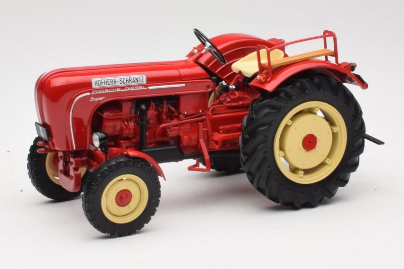 Porsche-Diesel Super Traktor Hofherr Schrantz Rot Minichamps 1:18 109183071 Druckguss