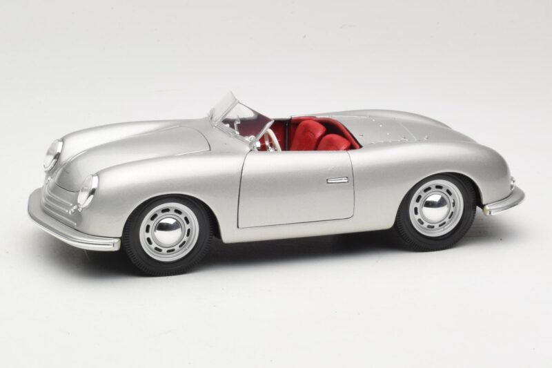 Porsche No. 1 Typ 356 Roadster Silber Maisto 1:18 50324 Druckguss