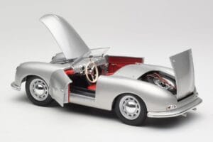 Porsche No. 1 356 Roadster Fish Silber Maisto 1:18 31853 Druckguss — Bild 5 von 8