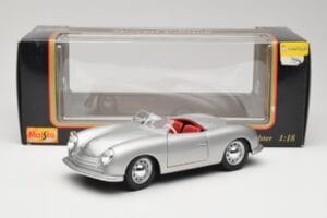 Porsche No. 1 356 Roadster Fish Silber Maisto 1:18 31853 Druckguss — Bild 8 von 8