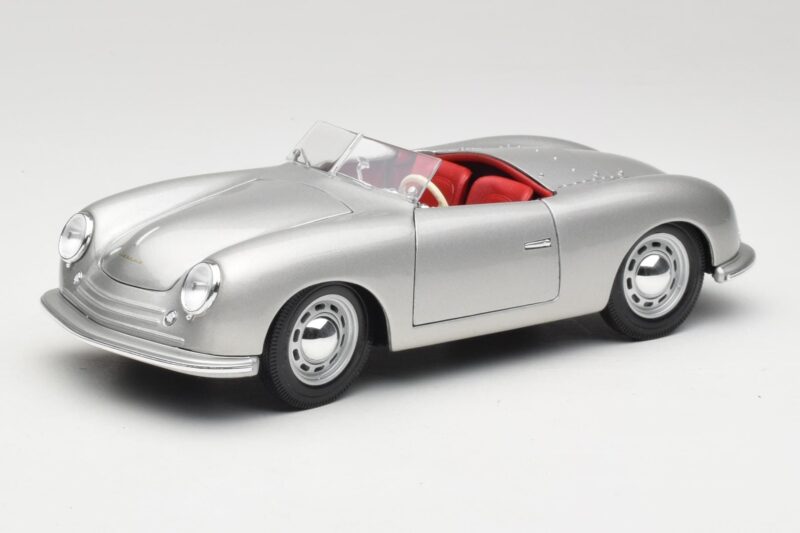 Porsche No. 1 356 Roadster Fish Silber Maisto 1:18 31853 Druckguss