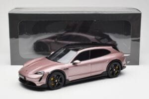 Porsche Taycan Turbo S Cross Turismo Metallic Pink GT Spirit 1:18 GT440 Resin — Bild 6 von 6