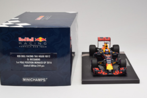 Red Bull RB12 Tag Heuer #3 D. Ricciardo Red Bull Racing 1st Pole Monaco Grand Prix 2016 Minichamps 1:18 117160103 Resin — Bild 6 von 7