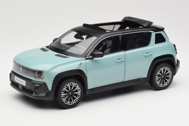 Renault 4 E-Tech Electric Hauts de France Green Norev 1:18 185520 Druckguss