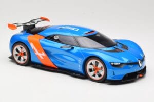 Alpine A110-50 Blau & Orange Norev 1:18 185147 Druckguss — Bild 4 von 6