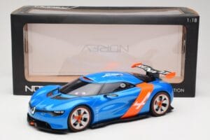 Alpine A110-50 Blau & Orange Norev 1:18 185147 Druckguss — Bild 6 von 6