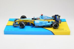 Renault R25 #5 F. Alonso 2nd Place British GP 2005 Minichamps 1:18 147051105 Druckguss