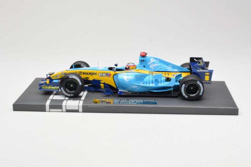 Renault R25 #5 F. Alonso 2nd Place British GP 2005 Minichamps 1:18 117051105 Druckguss