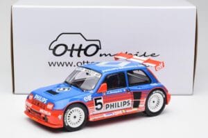 Renault R5 Maxi Turbo #5 Philips J-L. Busquet Superproduction 1987 Otto 1:18 OT1094 Resin — Bild 6 von 6