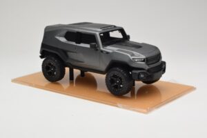Rezvani Tank Matte Grau DNA 1:18 DNA000009 Druckguss — Bild 4 von 6