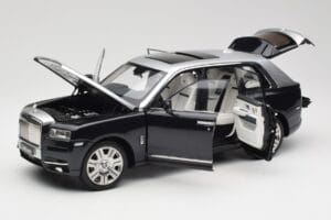 Rolls-Royce Cullinan Schwarz & Silber OEM 1:18 ROLLS001 Druckguss — Bild 2 von 8