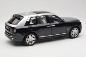 Rolls-Royce Cullinan Schwarz & Silber OEM 1:18 ROLLS001 Druckguss — Bild 3 von 8