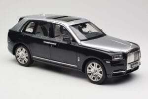 Rolls-Royce Cullinan Schwarz & Silber OEM 1:18 ROLLS001 Druckguss — Bild 6 von 8