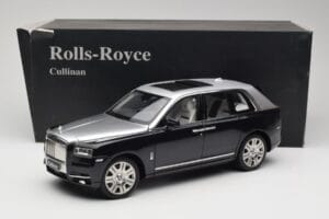 Rolls-Royce Cullinan Schwarz & Silber OEM 1:18 ROLLS001 Druckguss — Bild 8 von 8