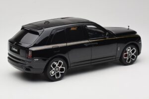 Rolls-Royce Cullinan Schwarz Mit Gold Coachline & Shadow Wheels OEM 1:18 028-15A Druckguss — Bild 3 von 8