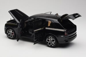 Rolls-Royce Cullinan Schwarz Mit Gold Coachline & Shadow Wheels OEM 1:18 028-15A Druckguss — Bild 5 von 8