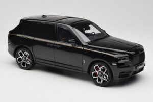 Rolls-Royce Cullinan Schwarz Mit Gold Coachline & Shadow Wheels OEM 1:18 028-15A Druckguss — Bild 6 von 8