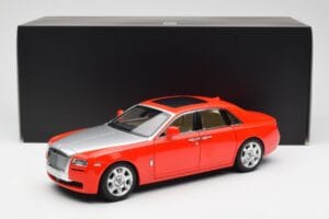 Rolls-Royce Ghost Rot & Silber Kyosho 1:18 008802RS Druckguss — Bild 8 von 8