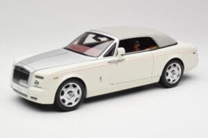 Rolls-Royce Phantom Drophead Coupe English Weiß Kyosho 1:18 08871EW2 Druckguss — Bild 4 von 10