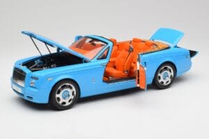 Rolls-Royce Phantom Drophead Coupe Powder Blau Kyosho 1:18 08871BL Druckguss — Bild 2 von 10