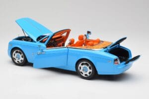 Rolls-Royce Phantom Drophead Coupe Powder Blau Kyosho 1:18 08871BL Druckguss — Bild 7 von 10