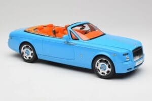 Rolls-Royce Phantom Drophead Coupe Powder Blau Kyosho 1:18 08871BL Druckguss — Bild 8 von 10